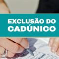 CadÚnico: veja regras de inclusão e exclusão do Cadastro Único