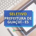Prefeitura de Guaçuí – ES divulga oportunidades em novo seletivo