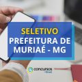 Prefeitura de Muriaé – MG anuncia edital nº 03 de seletivo