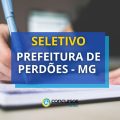 Prefeitura de Perdões – MG anuncia edital de seletivo