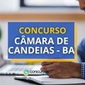 Concurso Câmara de Candeias – BA é retificado; R$ 6,3 mil