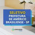 Prefeitura de Américo Brasiliense – SP lança edital de seletivo