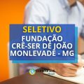 Fundação Crê-Ser de João Monlevade – MG abre processo seletivo