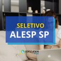 ALESP SP anuncia seletivo de estágio; bolsas de até R$ 1,3 mil