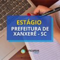 Prefeitura de Xanxerê – SC lança 2 editais de estágio