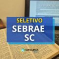 SEBRAE – SC lança seletivo para Analista de Projetos