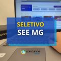 SEE MG divulga mais um edital de processo seletivo