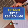 TRT 3ª Região – MG: bolsas de até R$ 1,2 mil em estágio