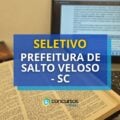 Edital Prefeitura de Salto Veloso – SC abre vagas em seleção
