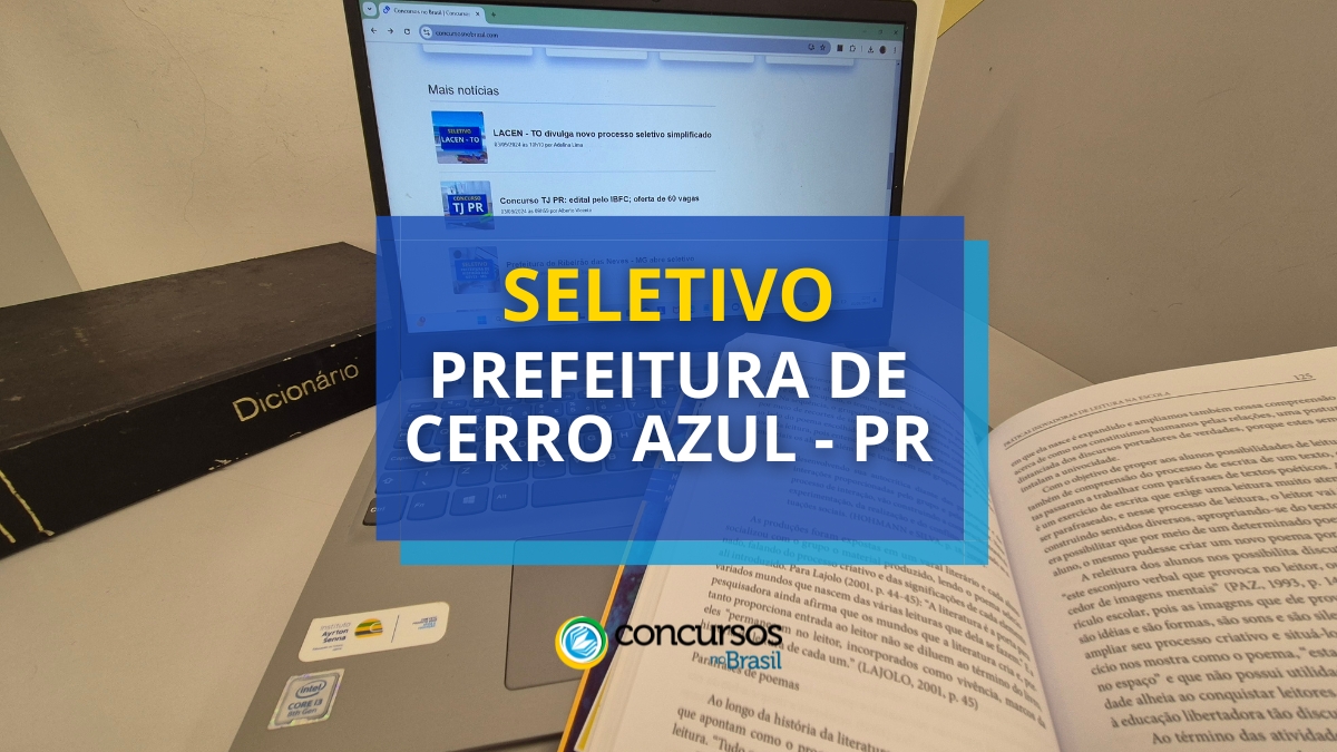 processo seletivo Prefeitura de Cerro Azul, vagas no processo seletivo Prefeitura de Cerro Azul, inscrição no processo seletivo Prefeitura de Cerro Azul, edital do processo seletivo Prefeitura de Cerro Azul