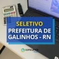 Prefeitura de Galinhos – RN paga até R$ 16 mil em seleção