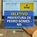 Prefeitura de Pedro Gomes – MS: seletivo para Assistência Social