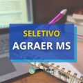AGRAER – MS divulga dois editais de processo seletivo