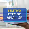 Etec de Apiaí – SP abre vaga para Professor Técnico em seletivo