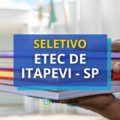 Etec de Itapevi – SP: edital de seletivo aberto para Professor