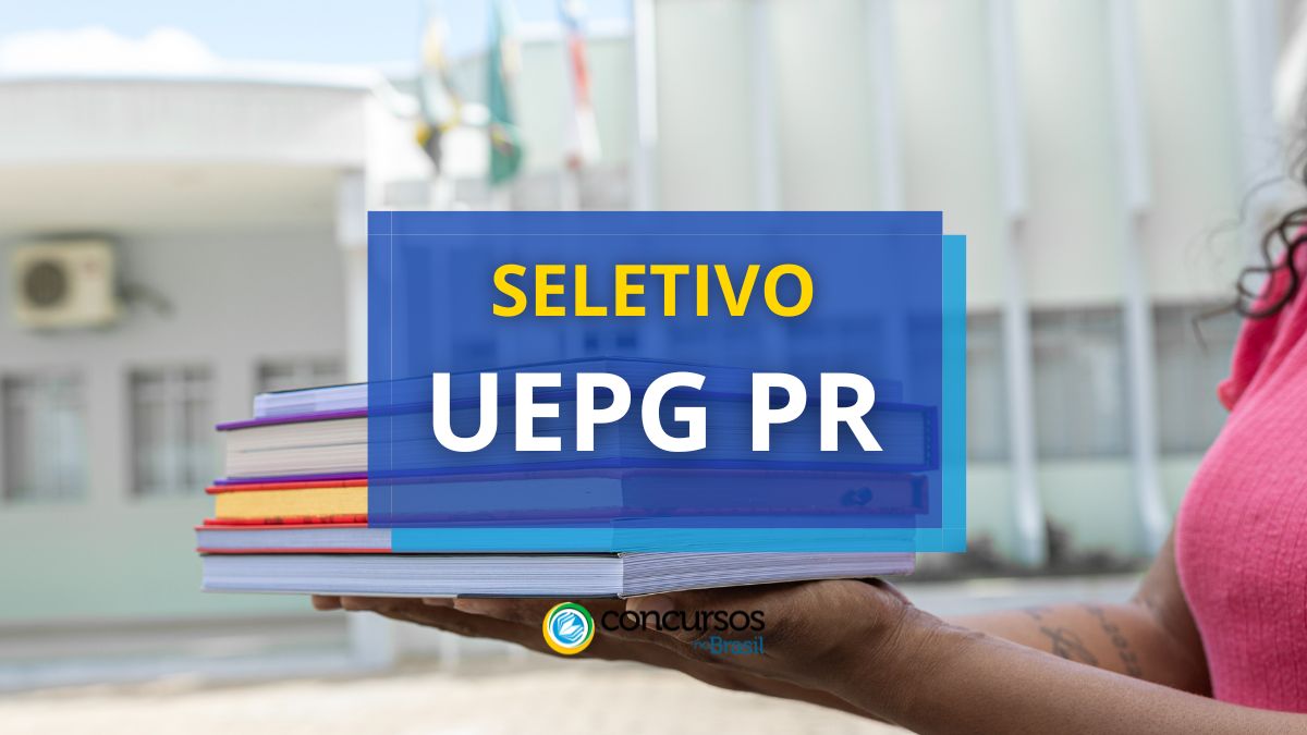 Seleção é lançada pela UEPG; remuneração até R$ 10.687 Seleção é lançada pela UEPG; remuneração até R$ 10.687