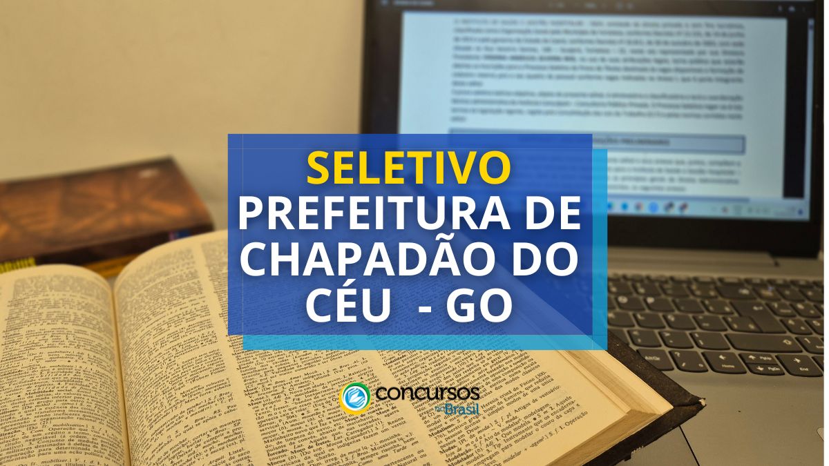 Prefeitura de Chapadão do Céu – GO: 32 vagas de R$ 5 mil Prefeitura de Chapadão do Céu – GO: 32 vagas de R$ 5 mil