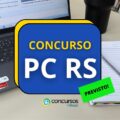 Concurso PC RS tem banca definida; iniciais de R$ 21,5 mil