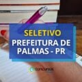Prefeitura de Palmas – PR abre vagas em edital de seletivo