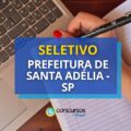 Prefeitura de Santa Adélia – SP anuncia edital de seletivo