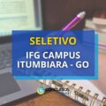 IFG Campus Itumbiara – GO publica novo edital de seletivo