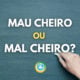 “Mau cheiro” ou “Mal cheiro”: qual é o certo no Português?