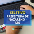 Prefeitura de Nazareno – MG anuncia edital de seletivo